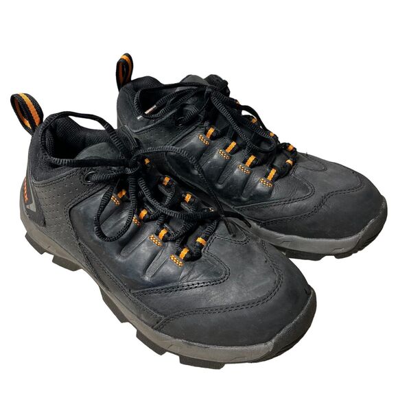 Worx by Red Wings Shoes Womens 10M Black Orange Steel Toe 5100 Safety Non slip - Picture 1 of 10
